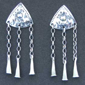Stampwork earrings